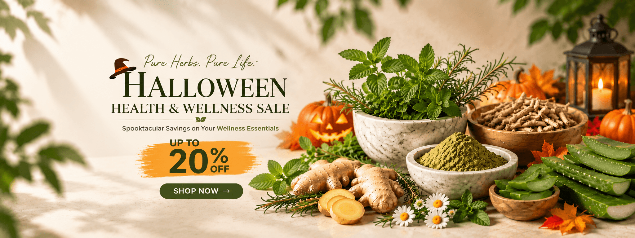 Pure Herbs Halloween Wellness Sale